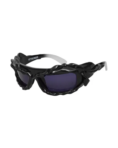 Ottolinger Twisted Sunglasses In Blue/white