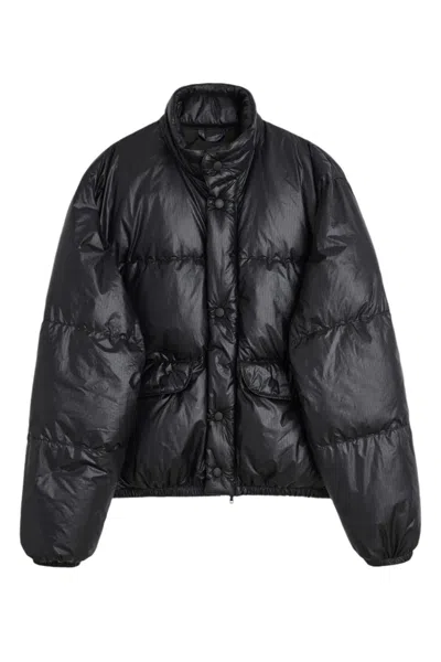 Our Legacy Inhale Puffa Puffer Jacket In Black