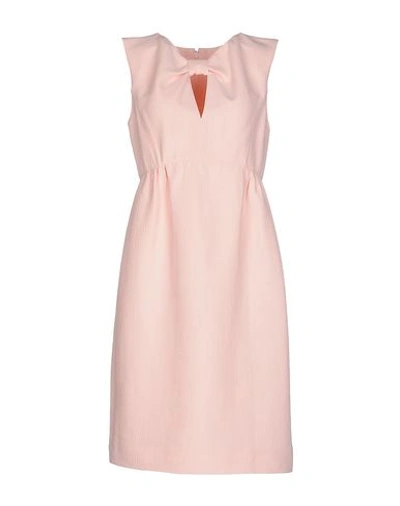 Oscar De La Renta Knee-length Dress In Light Pink