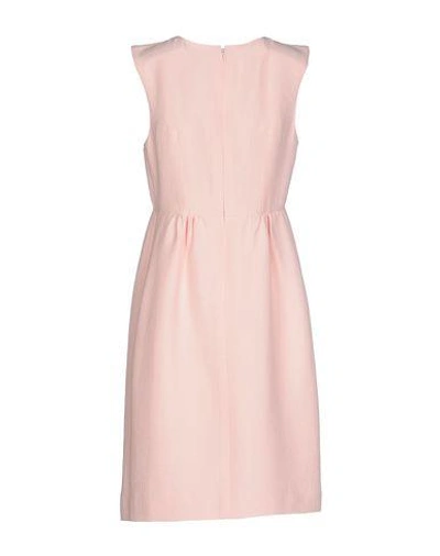 Shop Oscar De La Renta Knee-length Dress In Light Pink