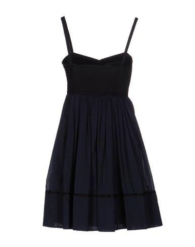 Shop Proenza Schouler Short Dress In Dark Blue
