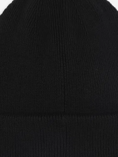 Hugo Boss Boss Boys Knitted Logo Beanie Hat In Black