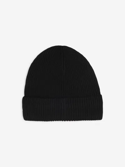 Hugo Boss Boss Boys Logo Beanie Hat In Black