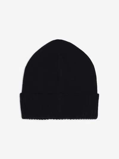 Hugo Boss Boss Boys Logo Badge Beanie Hat In Blue