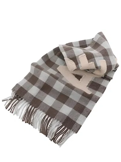 Acne Studios Scarf In Brown/beige