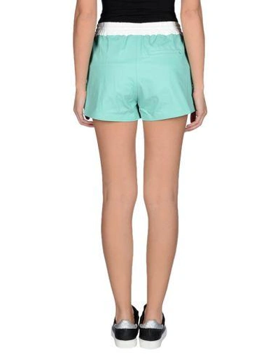 Shop Alexander Wang T Shorts In Light Green