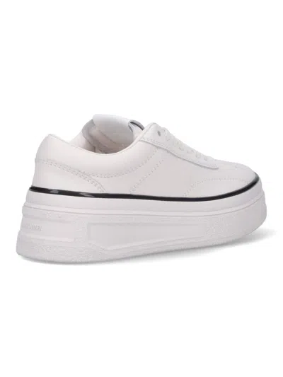 Jil Sander Everyday Leather Sneakers For Women In White