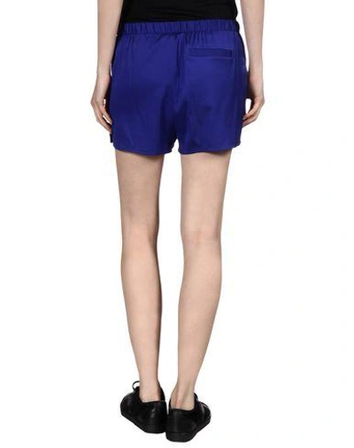 Shop Alexander Wang T Shorts & Bermuda In Bright Blue