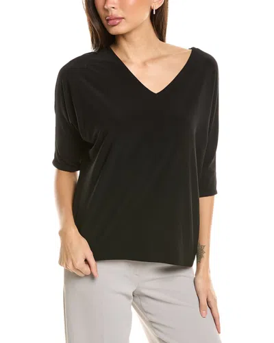 Joseph Ribkoff Elbow Sleeve Top In Black