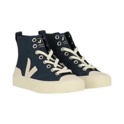 Veja Wata Ii High Top Sneakers In Blue
