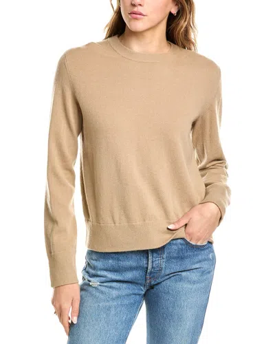 Vince Wool & Cashmere-blend Sweater In Brown