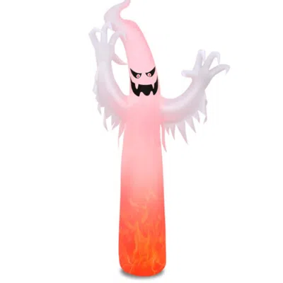 Hivvago 12 Feet Halloween Inflatable Decoration With Built-in Led Lights