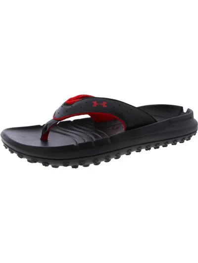 Under Armour Summit Mens Slip On Padded Insole Flip-flops In Multi