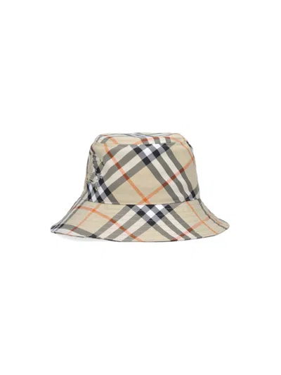 Burberry Ered\n\ncheckered Bucket Hat In Printed