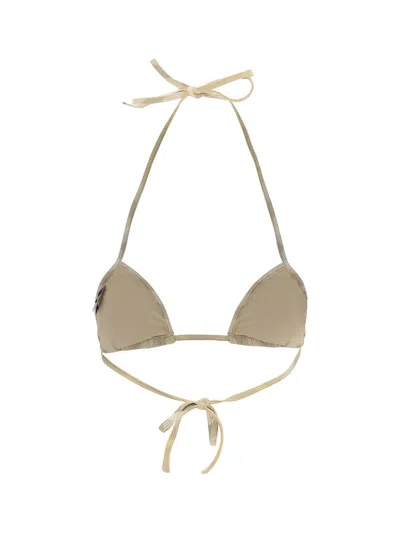 Burberry Swimsuit Top In Beige