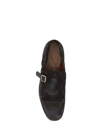 Church's Buckle Detailed Round Toe Loafers In Brown