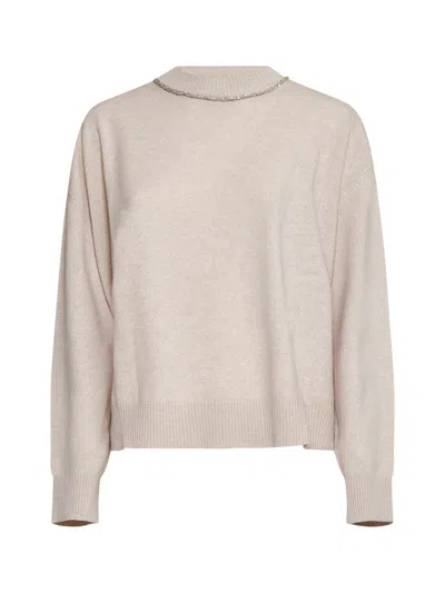 Fabiana Filippi Sweaters In Neutral