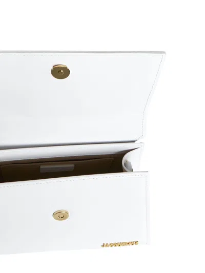 Jacquemus Le Grand Chiquito Leather Handbag In White