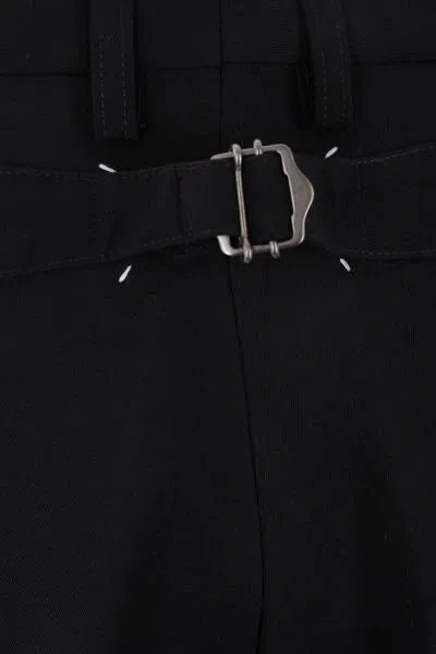 Maison Margiela Wool And Mohair Pants In Black
