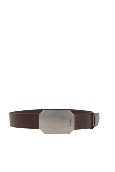 Miu Miu Belt In Briar