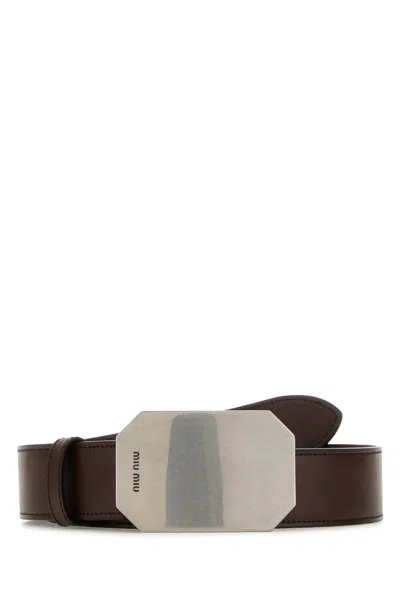 Miu Miu Belt In Briar
