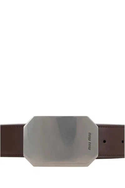 Miu Miu Belt In Briar