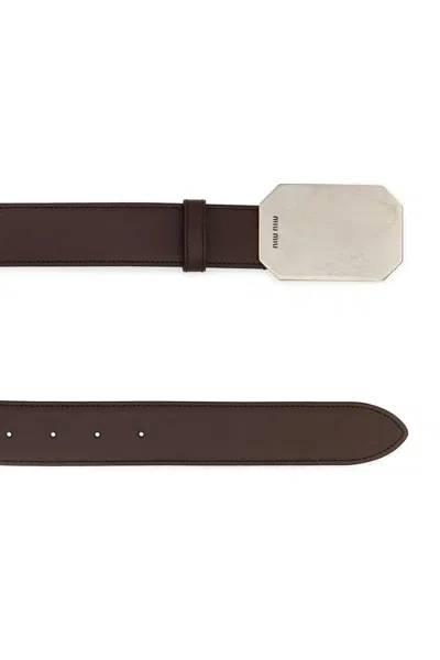 Miu Miu Belt In Briar