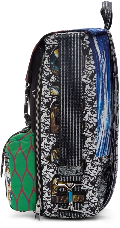 Shop Kenzo Multicolor Patterned Backpack