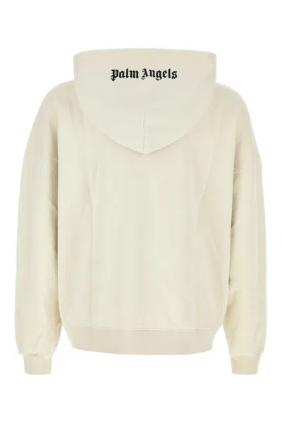 Palm Angels Cotton Hooded Sweater In 0310