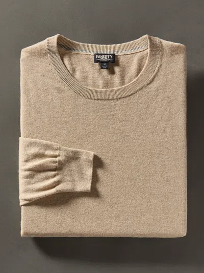 Faherty Movement&trade; Crewneck Sweater In Soft Dune Heather