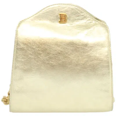 Pre-owned Bally Leather Shoulder Bag () In Gold