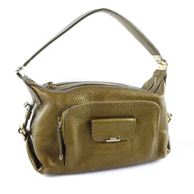 Pre-owned Tod's Leather Handbag () In Gold
