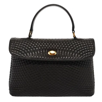 Pre-owned Bally Leather Handbag () In Black