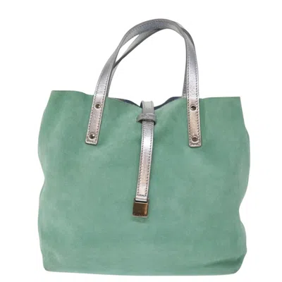 Pre-owned Tiffany & Co Cabas Suede Handbag () In Blue