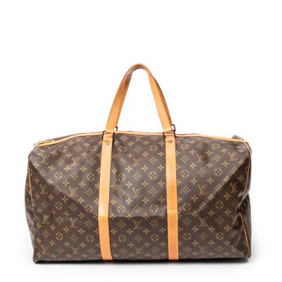 Pre-owned Louis Vuitton Sac Souple 55 In Brown