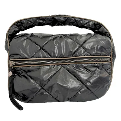 Pre-owned Moncler Synthetic Shoulder Bag () In Black