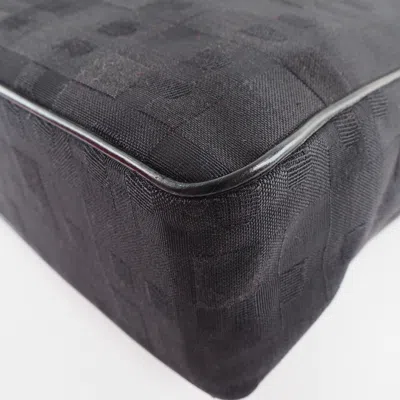 Pre-owned Bally Black Canvas Shoulder Bag ()
