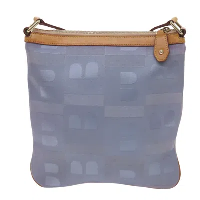 Pre-owned Bally Blue Canvas Shoulder Bag ()