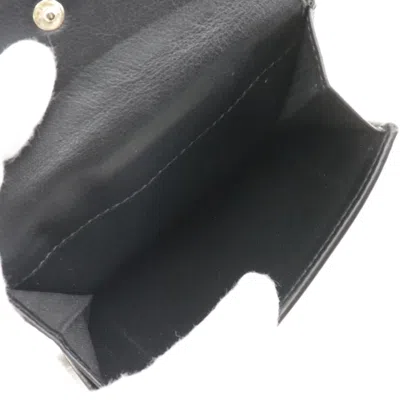 Pre-owned Bulgari Black Leather Wallet  ()