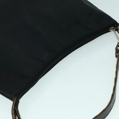 Pre-owned Burberry Black Synthetic Shoulder Bag ()