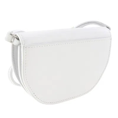 Pre-owned Burberry Olympia White Leather Shoulder Bag ()