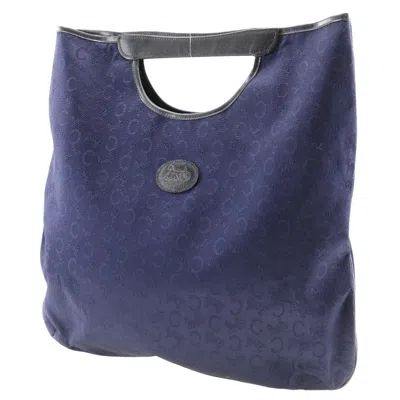 Pre-owned Celine Céline Blue Canvas Tote Bag ()