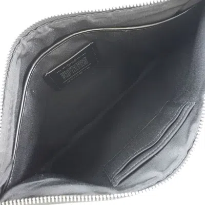 Pre-owned Coach Purple Canvas Clutch Bag ()