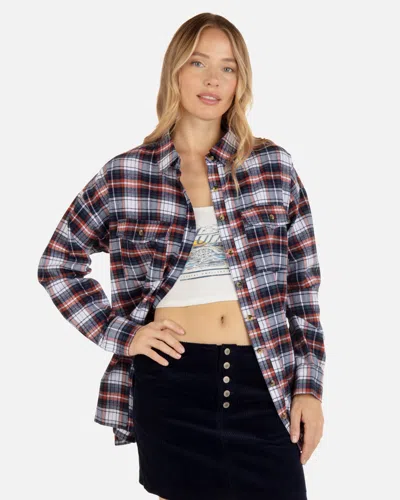 Inmocean Women's Wilson Boyfriend Flannel In Blue