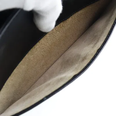 Pre-owned Dunhill Black Leather Clutch Bag ()