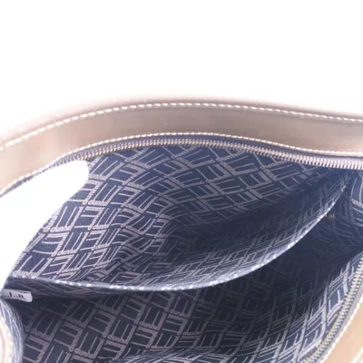 Pre-owned Dunhill Brown Canvas Clutch Bag ()