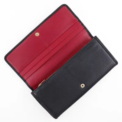 Pre-owned Loewe Black Pony-style Calfskin Wallet  ()