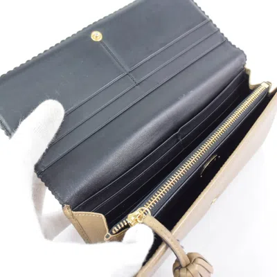 Pre-owned Loewe Brown Leather Wallet  ()