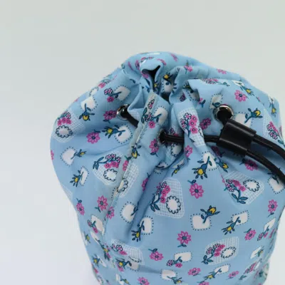 Pre-owned Miu Miu Blue Synthetic Clutch Bag ()