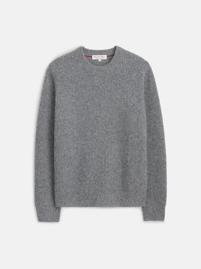 Alex Mill Jordan Sweater In Washed Cashmere In Marled Heather Grey